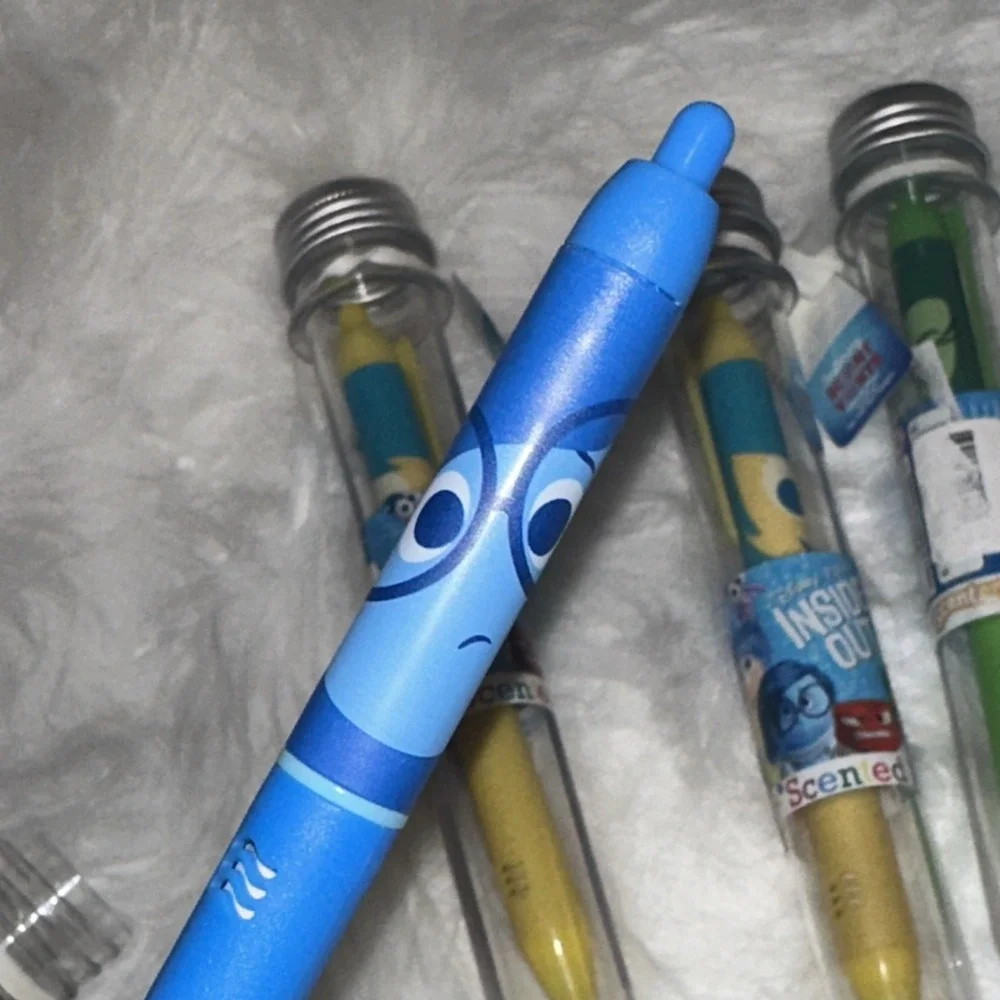 Disney Pixar Inside Out Scented Pen and Pencil Set 8pc Recycled School Supplies